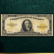 Americas Only Large Size 10 Gold Certificate LGC 1