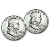 The Complete Benjamin Franklin Silver Half Dollar Collection FHS 1