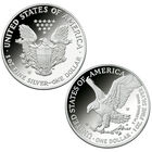 proof american eagle 2021 silver dollar set ECD b Coins