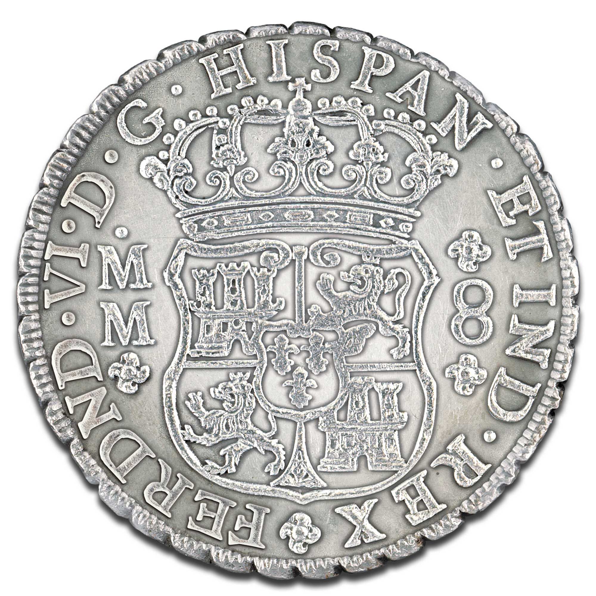 18th century uncirculated pillar dollar MXP b Coin