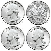 uncirculated washington silver quarters collection WQA a Main