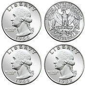 uncirculated washington silver quarters collection WQA a Main