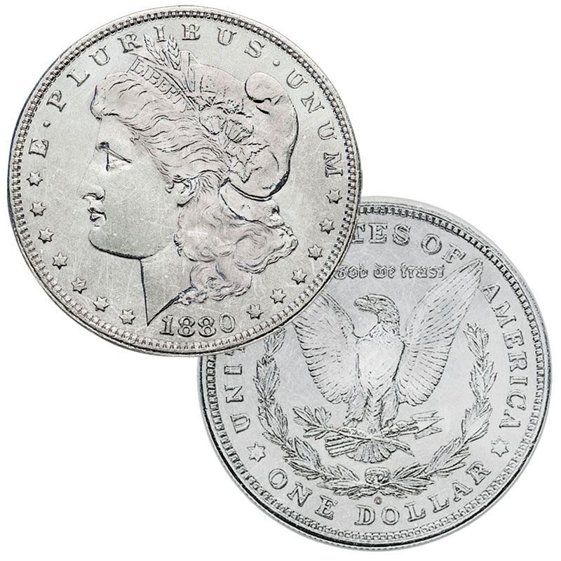 The Only New Orleans Mint Micro O Morgan Silver Dollars NMO 1