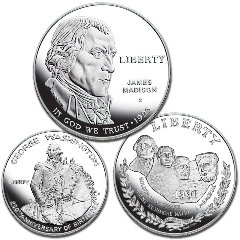 founding fathers silver commemorative coins FFC a Main