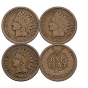 complete type set of indian head pennies IPT a Main