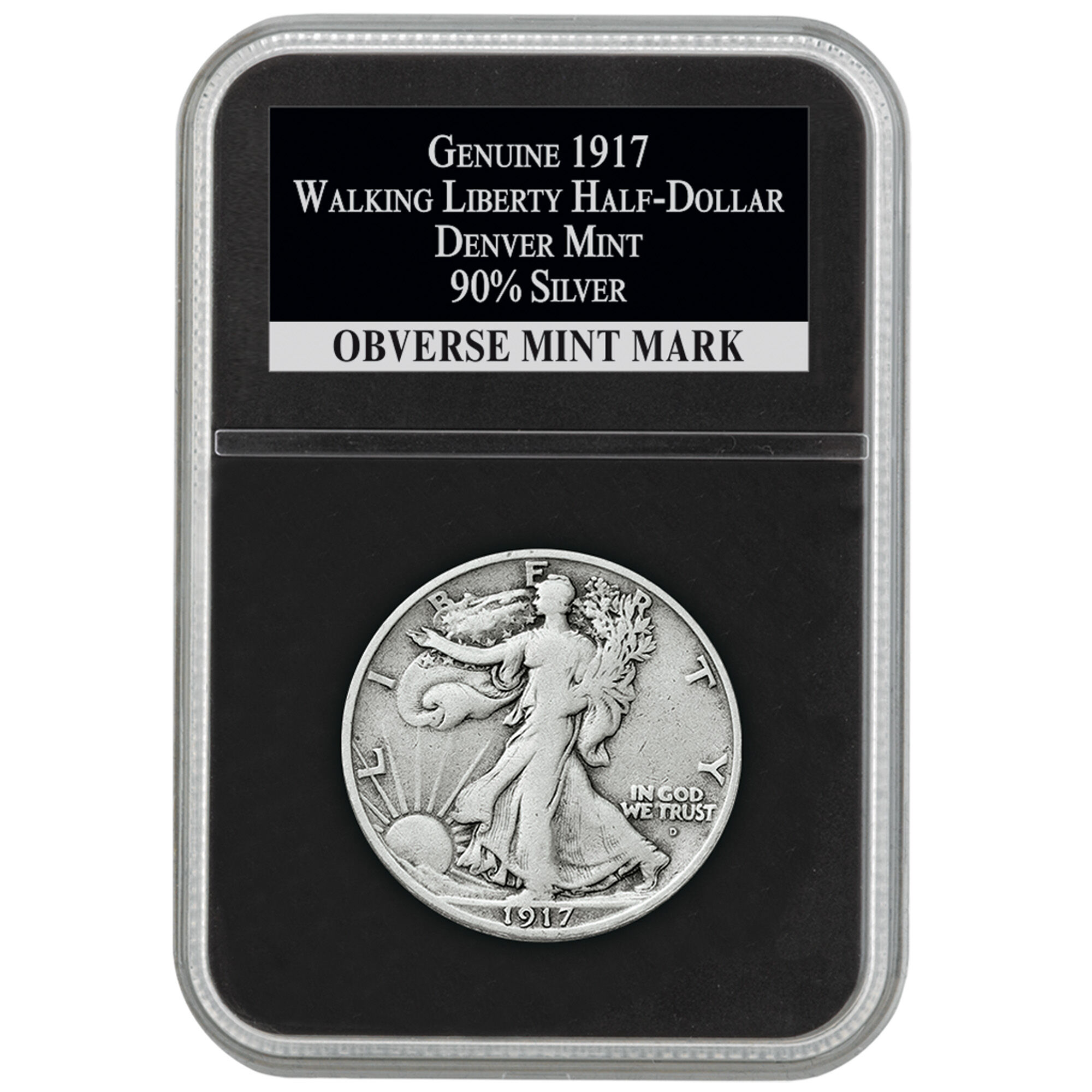 1917 walking liberty mint mark set WFB c Holder