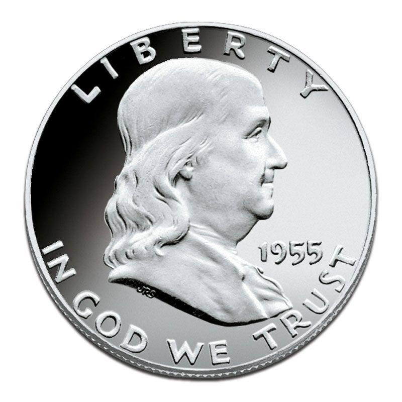 The Proof Franklin Silver Half Dollar Collection FRP 2