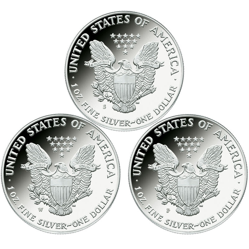 The Complete OriginalDesign Proof Silver Eagle Dollar Collection