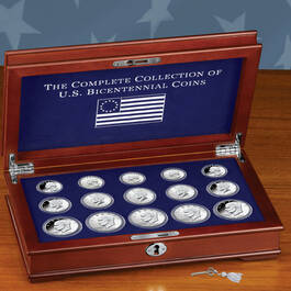 the complete collection of u.s. bicentennial coins B76 c chest