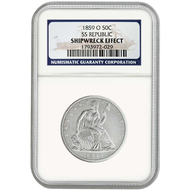 new orleans mint shipwreck silver coin SWO c Holder