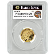 The Basketball Hall of Fame Proof Gold Coin GBE 3