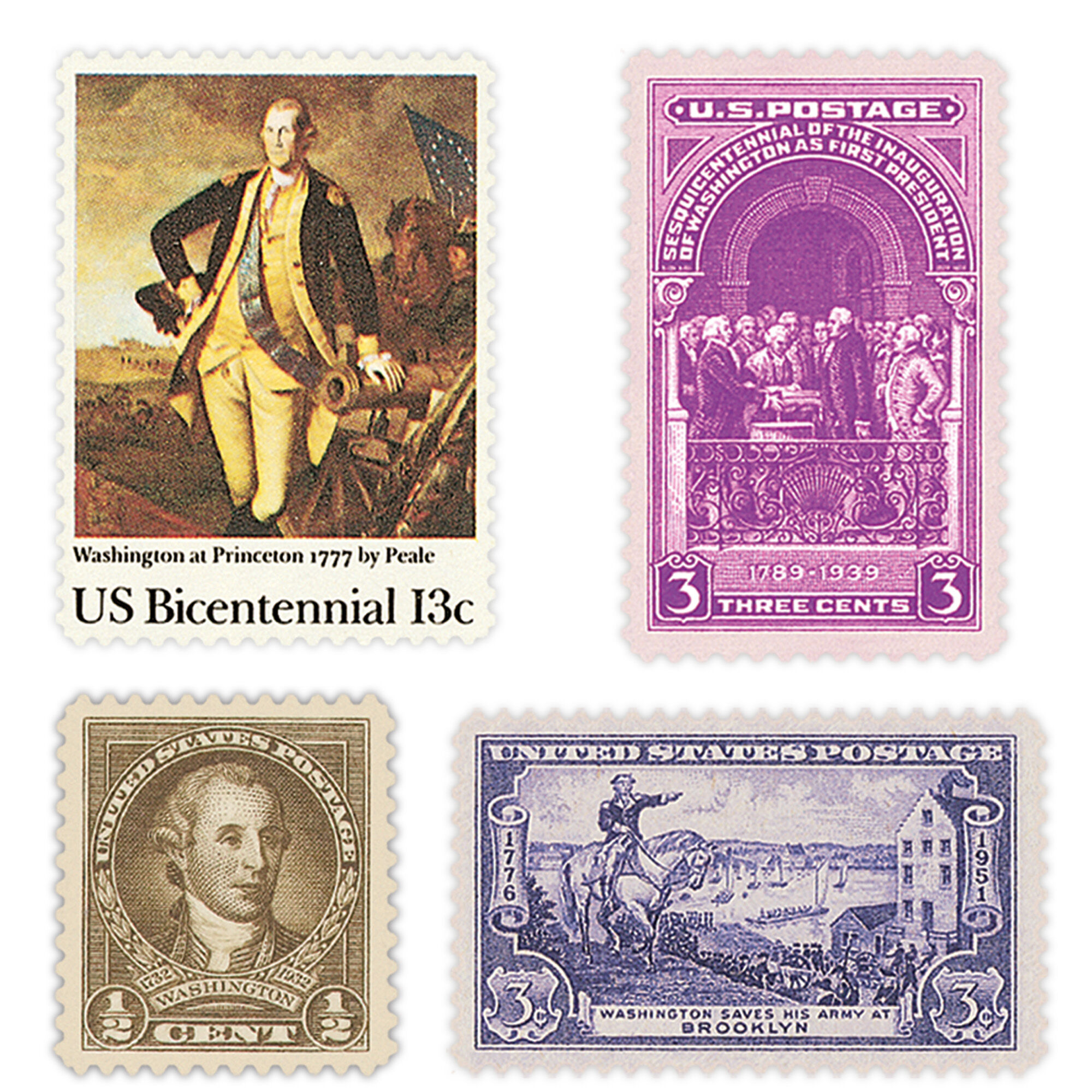 george washington silver quarter collection WSA c Stamps