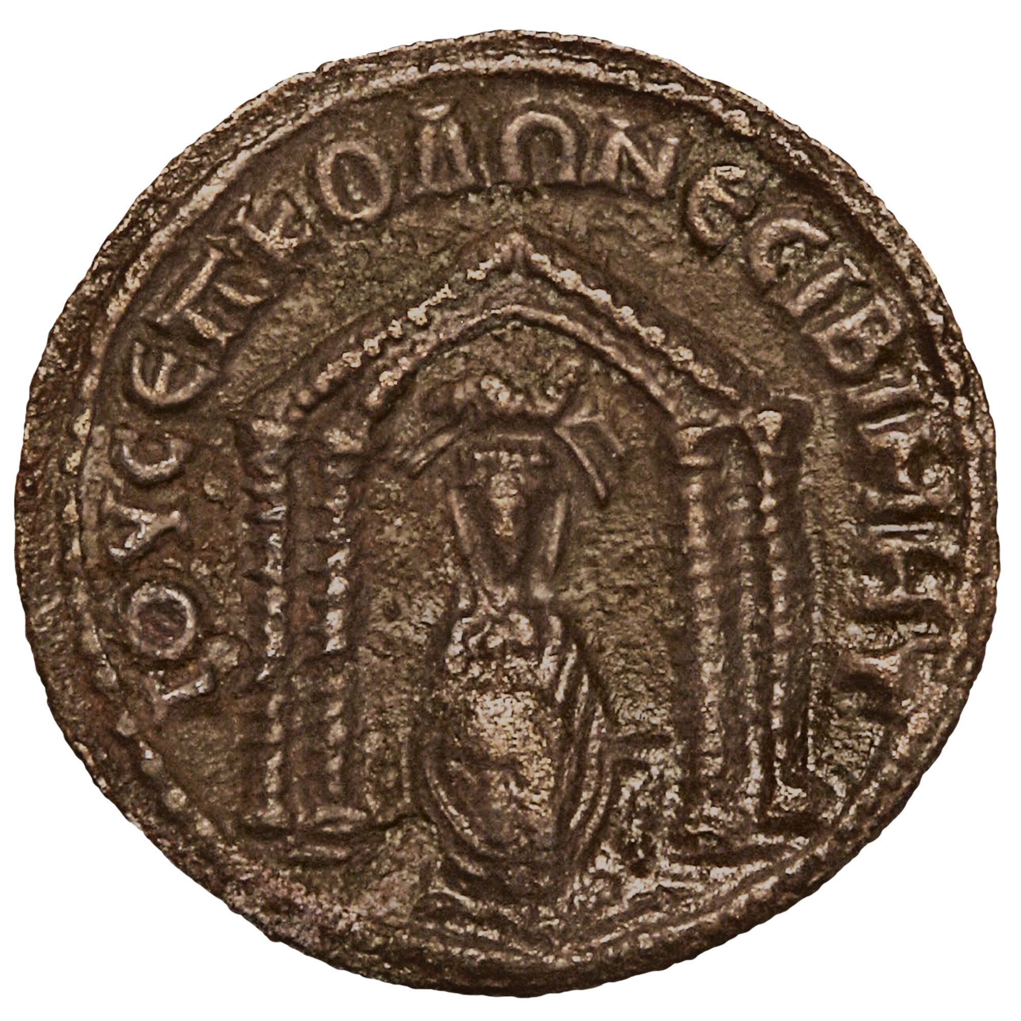 Magnifying ancient coins