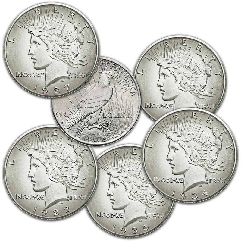 The Complete Set of San Francisco Mint Peace Silver Dollars PSS 1