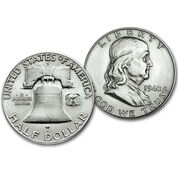 ultimate benjamin franklin silver half dollars FCA b Coin