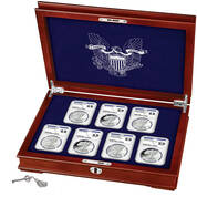 complete 2020 american eagle ngcx silver dollar set AEX b Chest