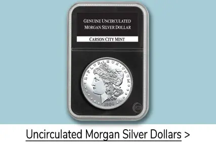Uncirculated Morgan Silver Dollars