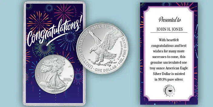 GSE America-Silver-Dollar-Graduation-Pack