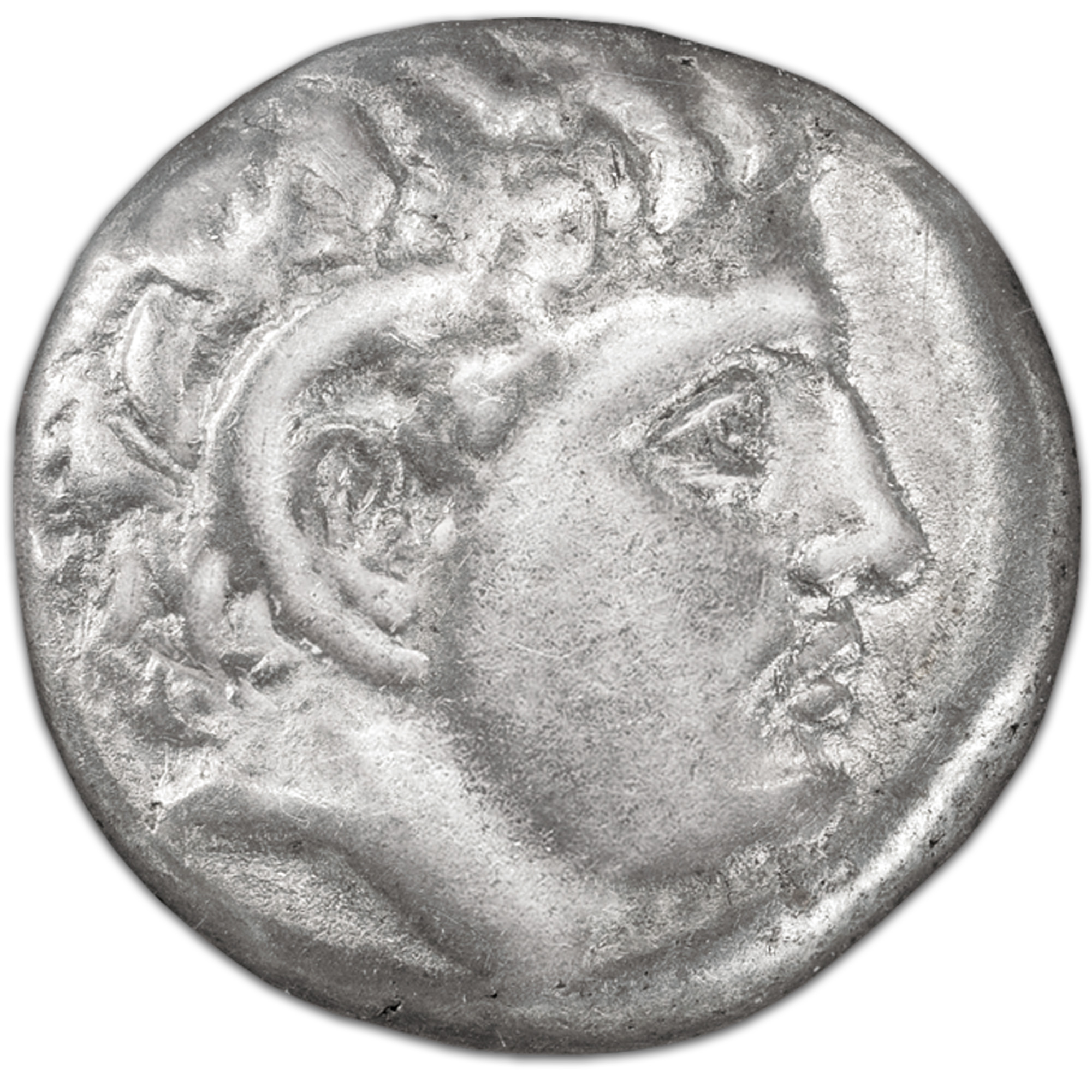 ancient greek silver cyrene coin ACY a Main