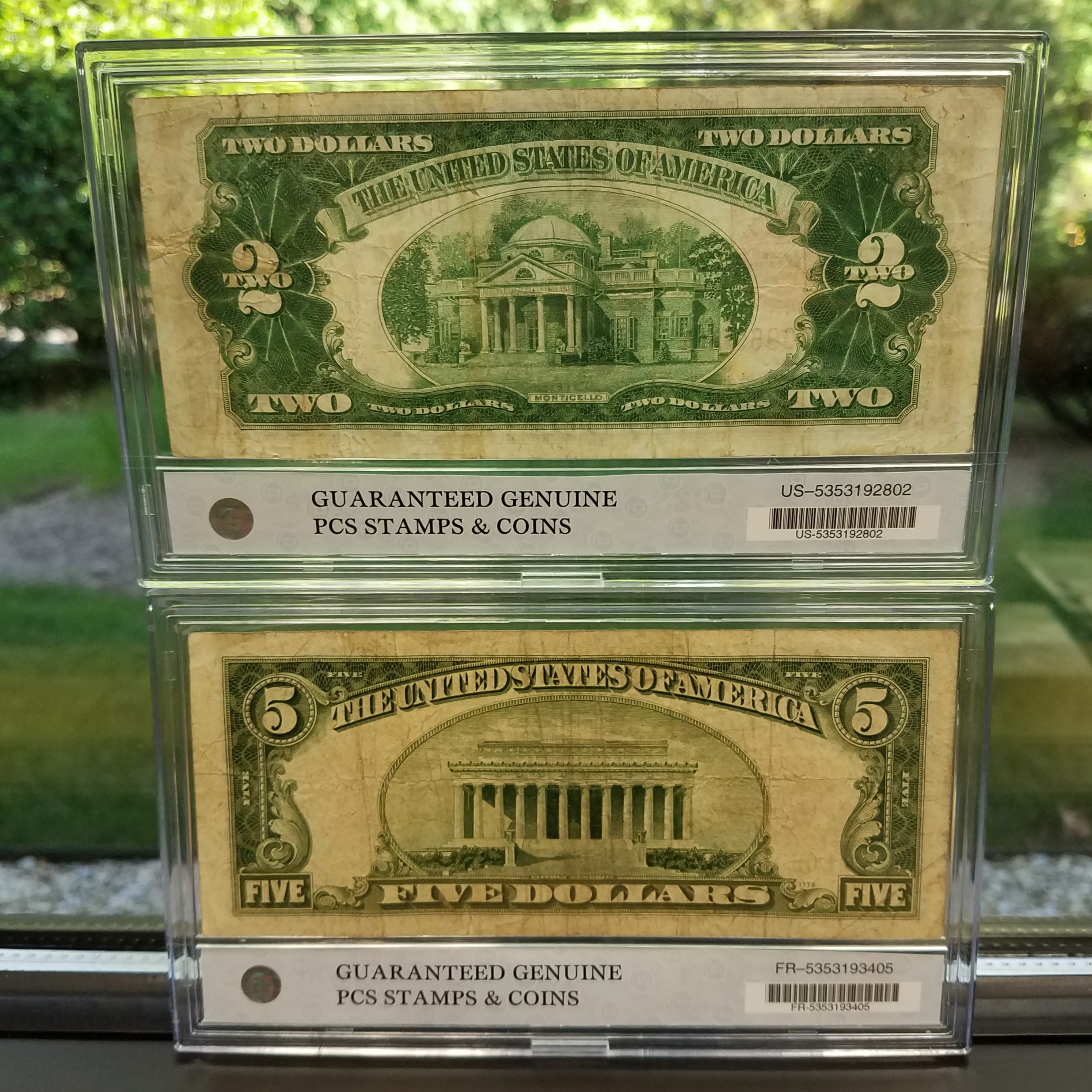 The Complete Collection of Small Size US Currency CUT 1