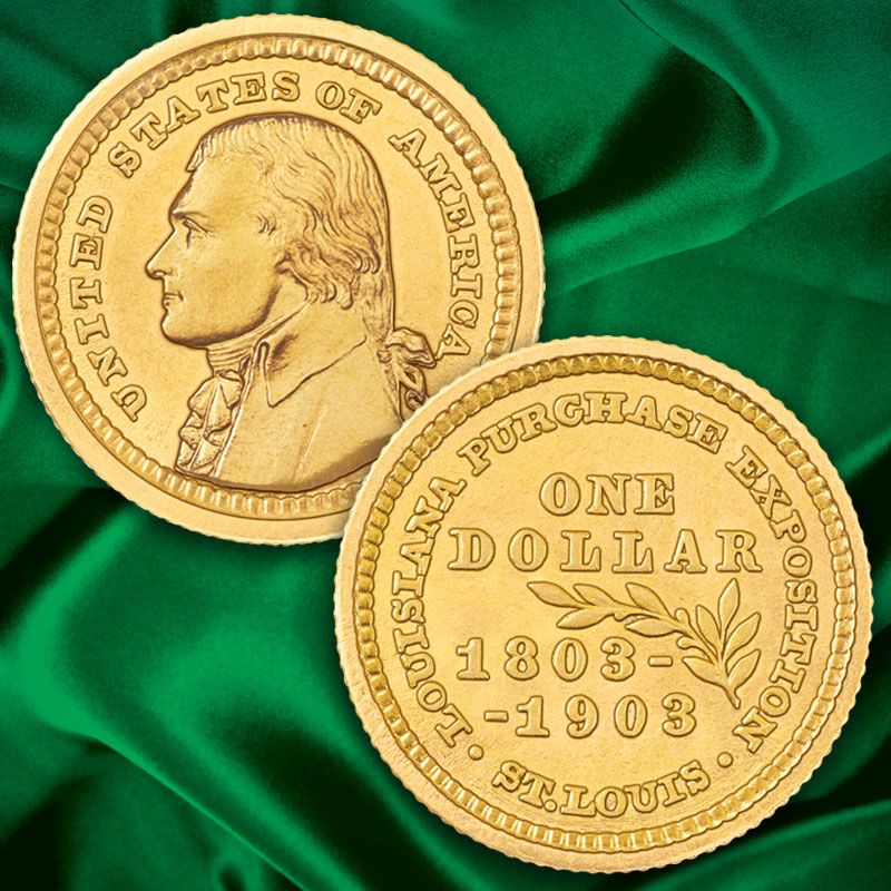 Historic US One Dollar Gold Coins GCM 1