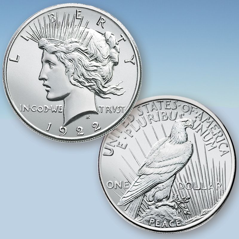 The Uncirculated US Silver Dollar Collection SUA 1