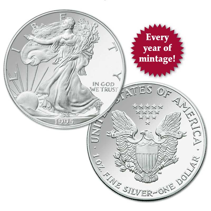 The Certified Uncirculated American Eagle Silver Dollar Collection S69 4
