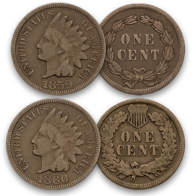 The Deluxe US Indian Head Penny Collection IP5 1