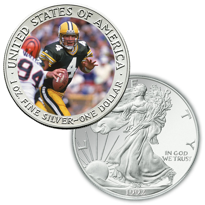 The Brett Favre Milestones Commemorative Coin Collection BF4 1