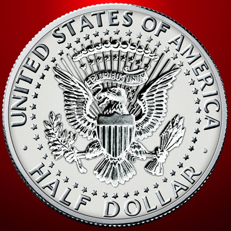 The John F Kennedy Silver Half Dollars Anniversary Edition KSC 1