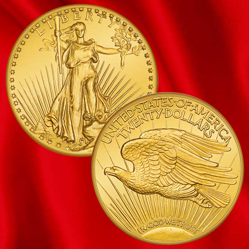 The Choice Uncirculated Saint Gaudens US Gold Coin Collection GCU 1