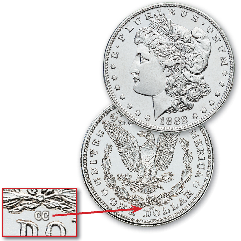 Officially Sealed Carson City Mint Morgan Silver Dollars MCG 1
