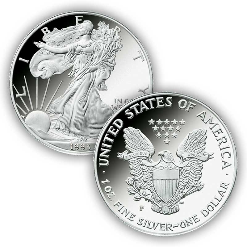 The Philadelphia Mint Proof American Eagle Silver Dollars EPP 3