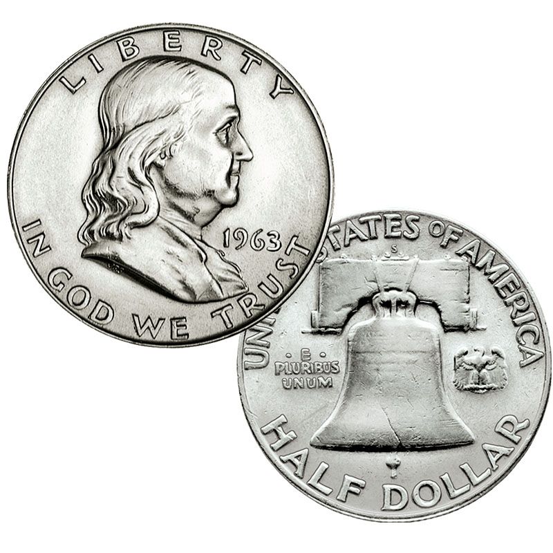 The Complete Benjamin Franklin US Half Dollar Collection BNC 1