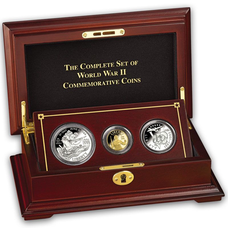 The Complete Set of World War II Commemorative Coins W75 1