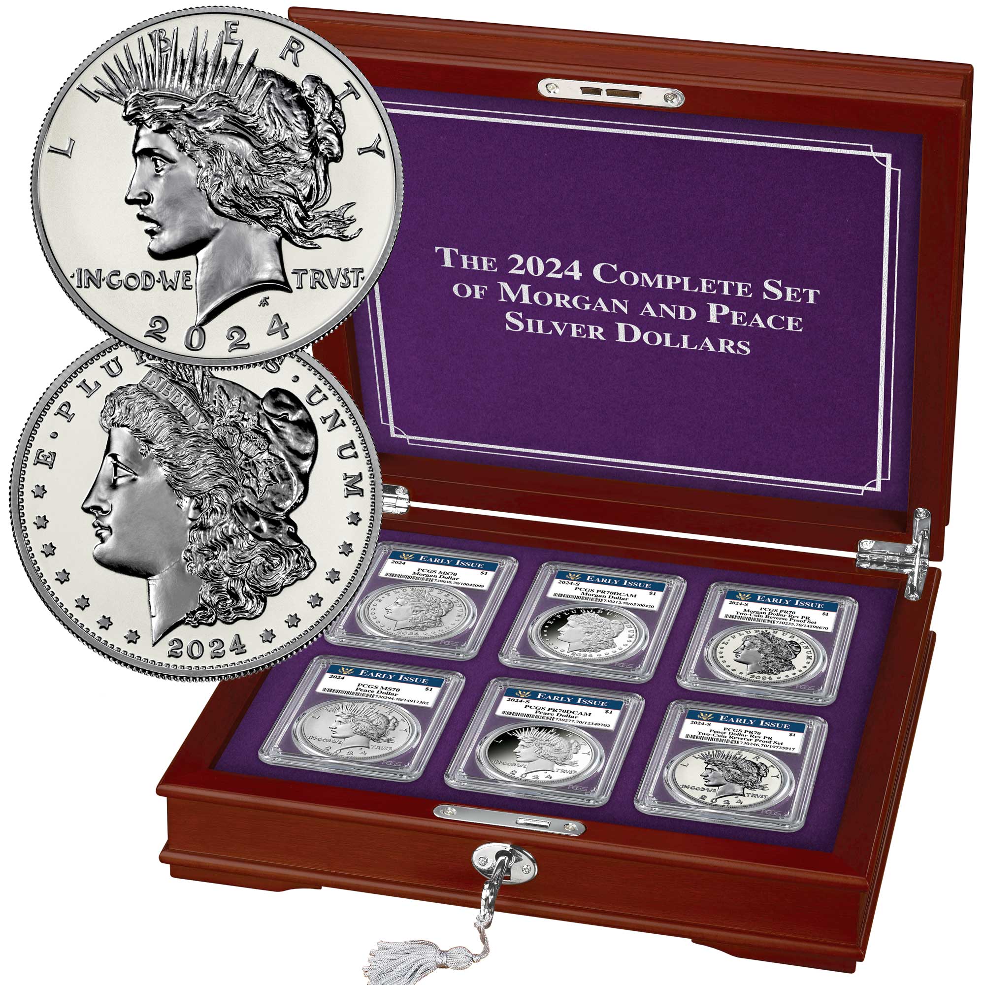 The Million Dollar Morgan discount Dollar collection- Pristine Condition