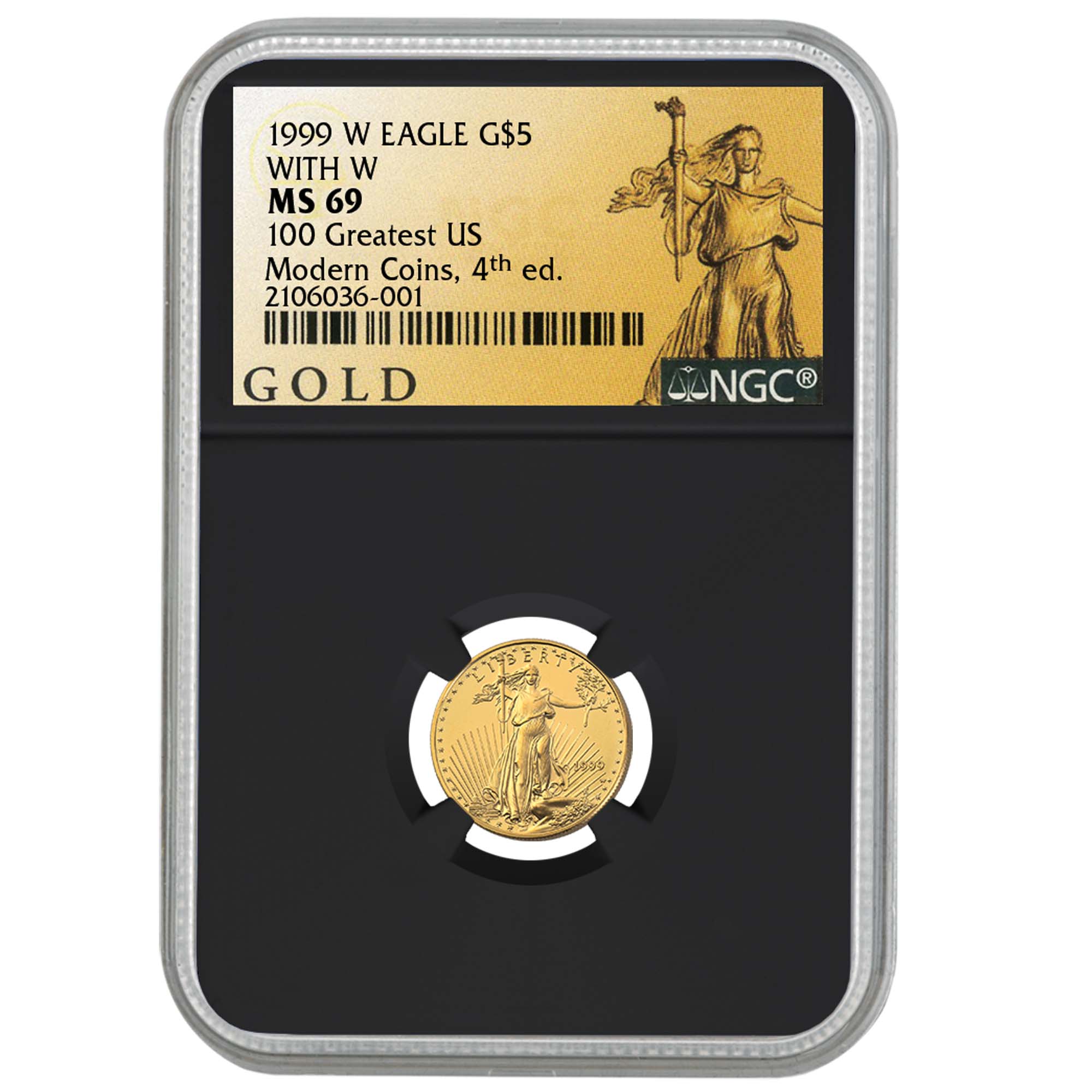 1999 w uncirculated american eagle gold errors GUP a Main